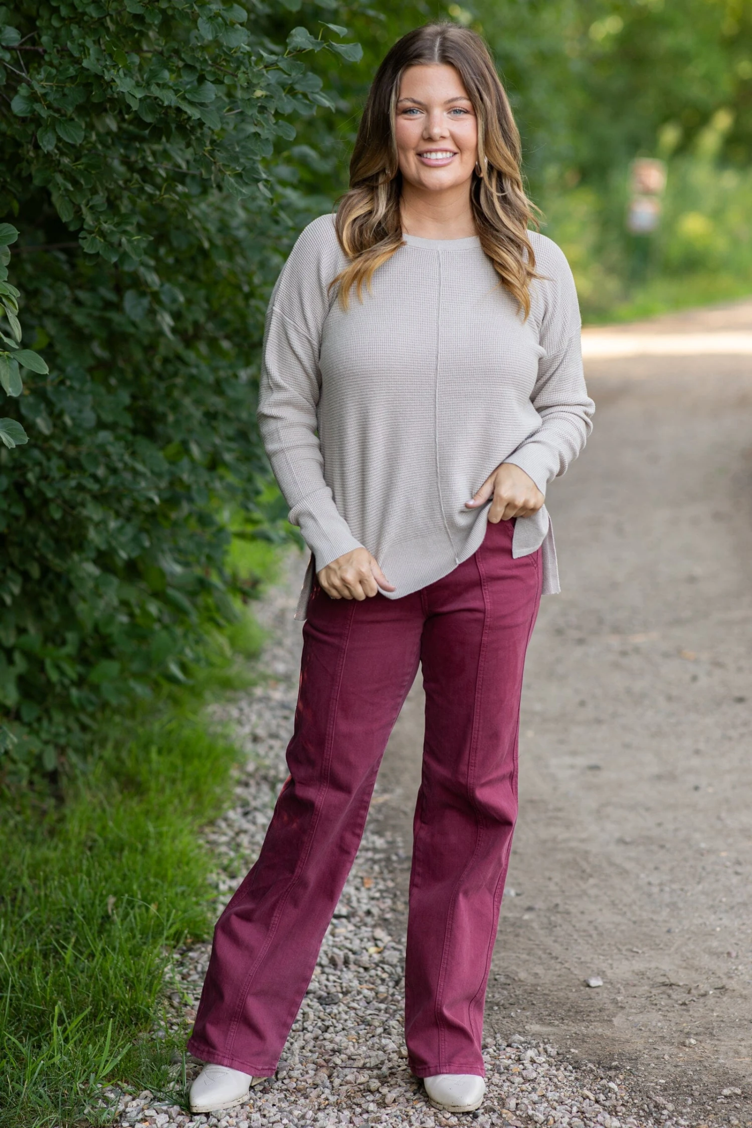 STACCATO Beige Baby Waffle Knit Sweater - Image 3