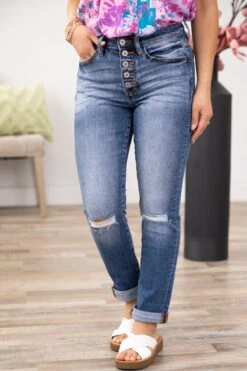 Kancan Gemma Skinny Straight Leg Jeans