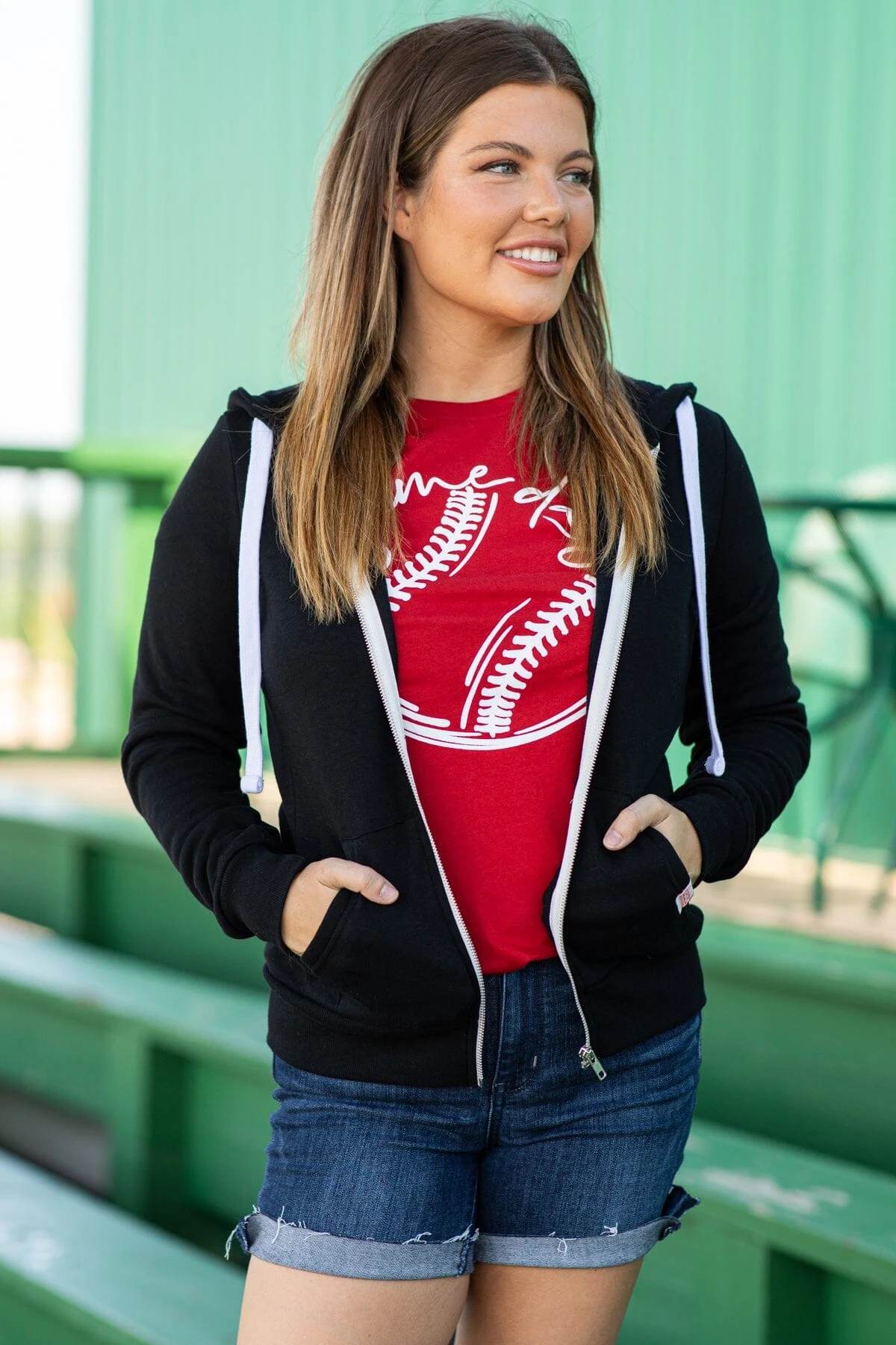 Reflex Black Full Zip Hoodie - Image 2