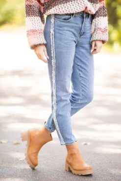 Judy Blue Fray Seam Detail Jeans