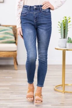Judy Blue Non Distressed Front Yoke Jeans